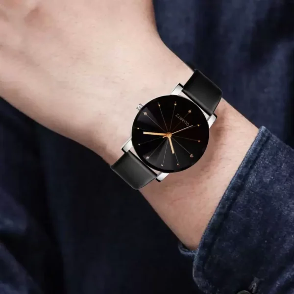 Analog Watch - For Men HK- Black Men - Image 2