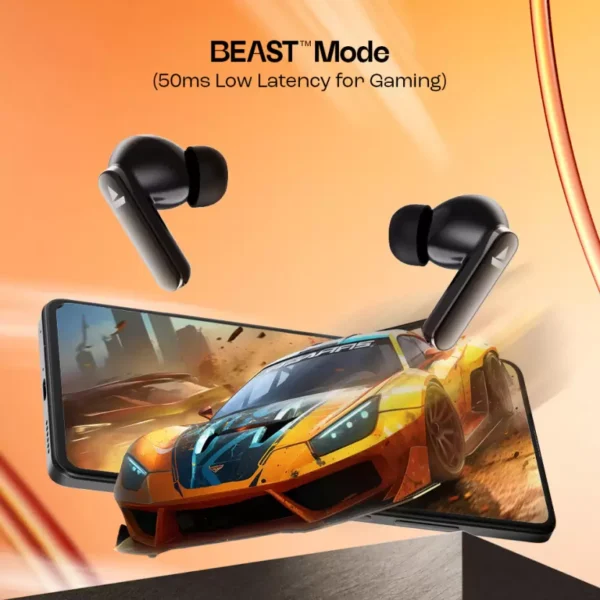 boAt Airdopes 301 with 75HRS Battery, 4Mics ENx, Fast Charge, Beast Mode, IPX5 Bluetooth - Image 3